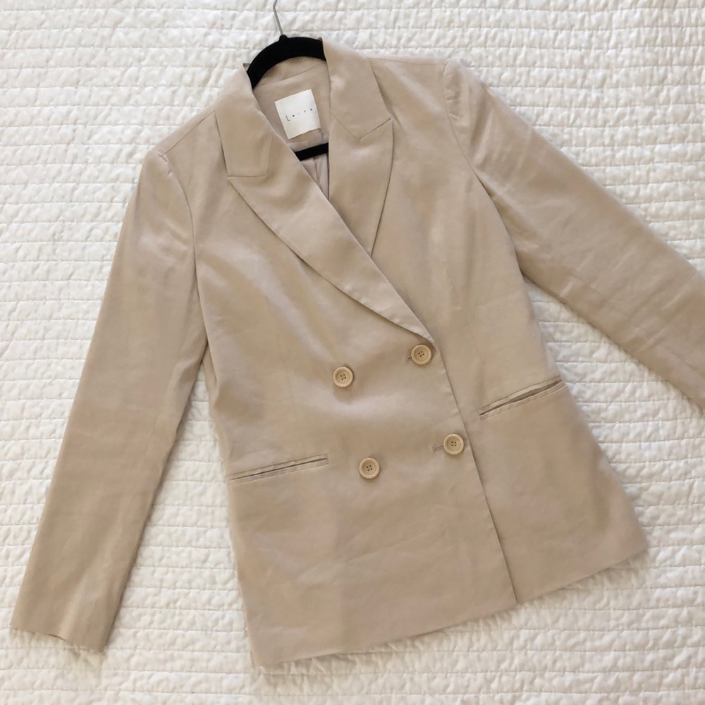 Leith Linen Blend Blazer